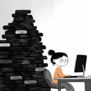 자동화 도구 도입 전 준비 단계 - 쌓인 업무를 정리하는 모습