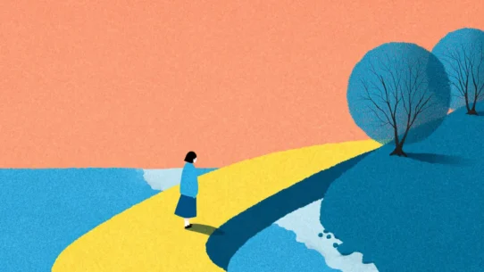 블로그 콘텐츠 자동화를 시작하기 전 구조와 방향을 고민하는 과정을 상징하는 일러스트